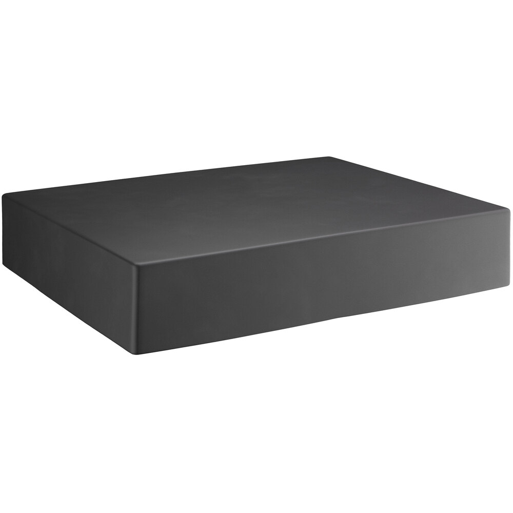 Regency 30 inch x 24 inch x 6 inch Black Plastic End Cap / Spot Merchandiser - 1000 lb. Capacity