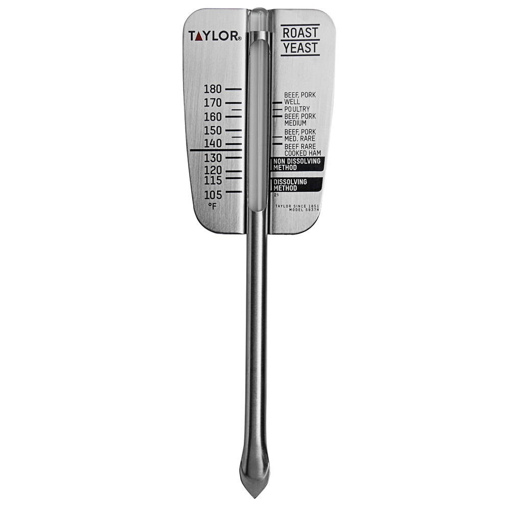 Taylor Precision 3506FS 2 1/2 Stainless Steel Oven Thermometer - 100° to  600°F