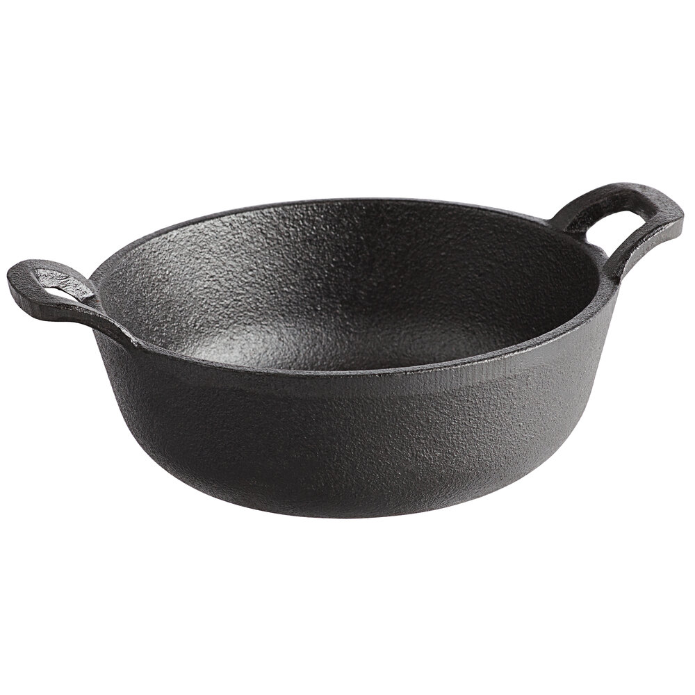 Valor 12 oz. PreSeasoned Mini Cast Iron Round Serving Bowl 12/Case