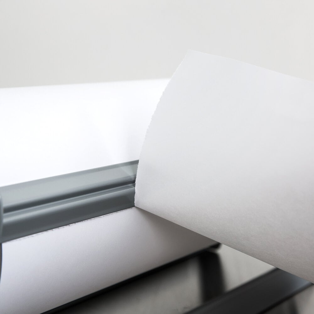 30 x 700' 40lb White Butcher Paper, 1 Roll/Case, #OBW3070040