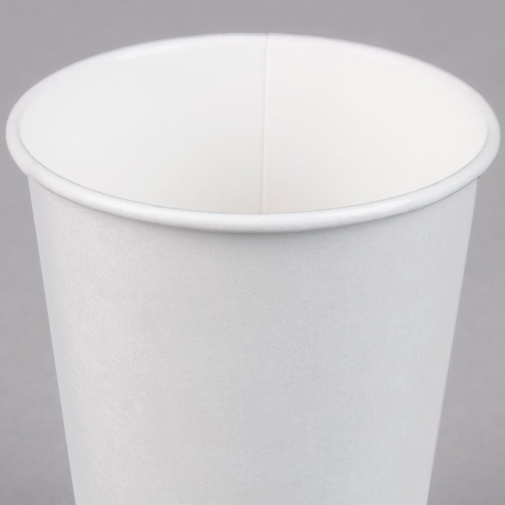 Solo Cup Company 412WN-2050 Hot Beverage Disposable Paper Cups, 12oz,  White, Case of 1,000