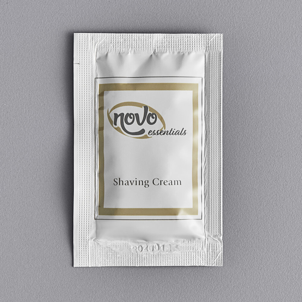 Novo Essentials Shave Cream Packet .25 oz. 1000/Case