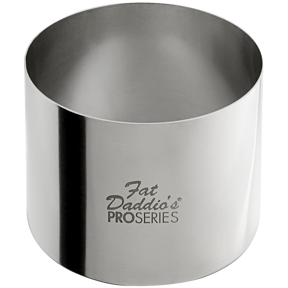 Fat Daddio's SSRD3020 ProSeries 3" x 2" Stainless Steel Round Cake