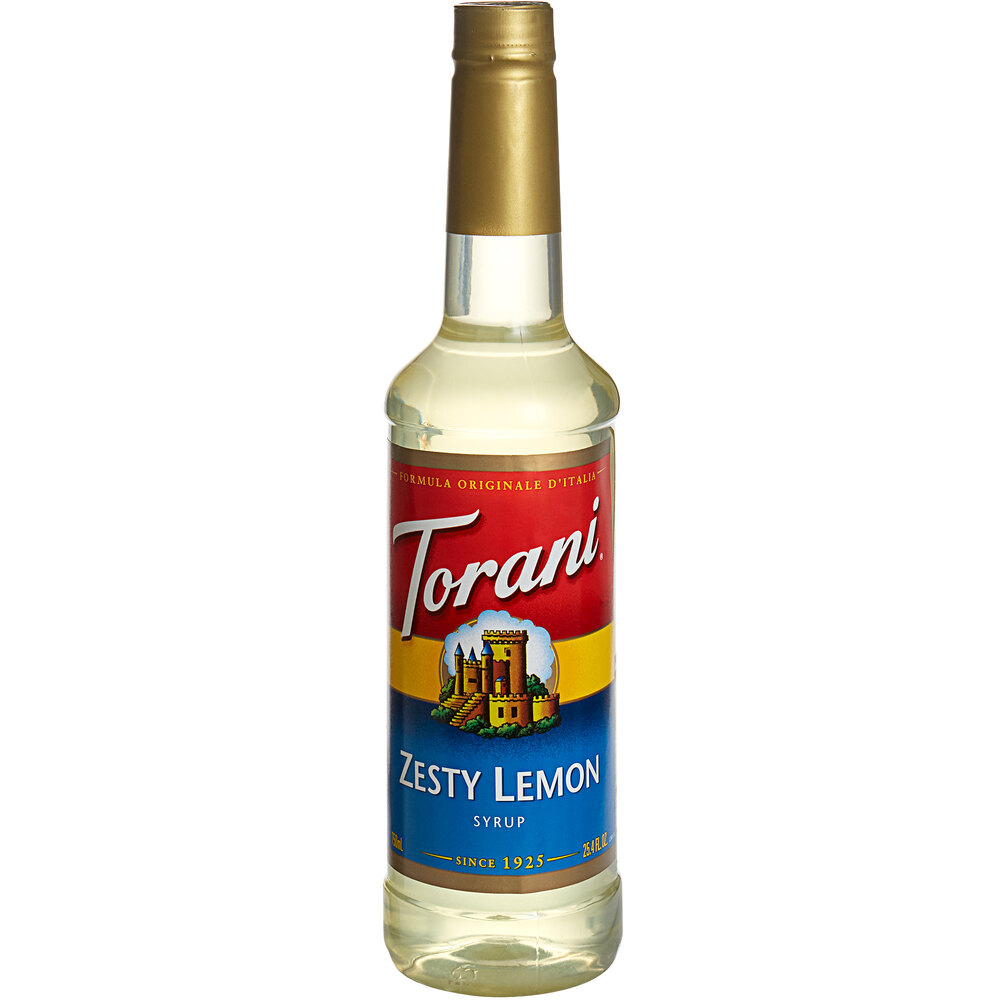 Torani 750 mL Zesty Lemon Flavoring Syrup