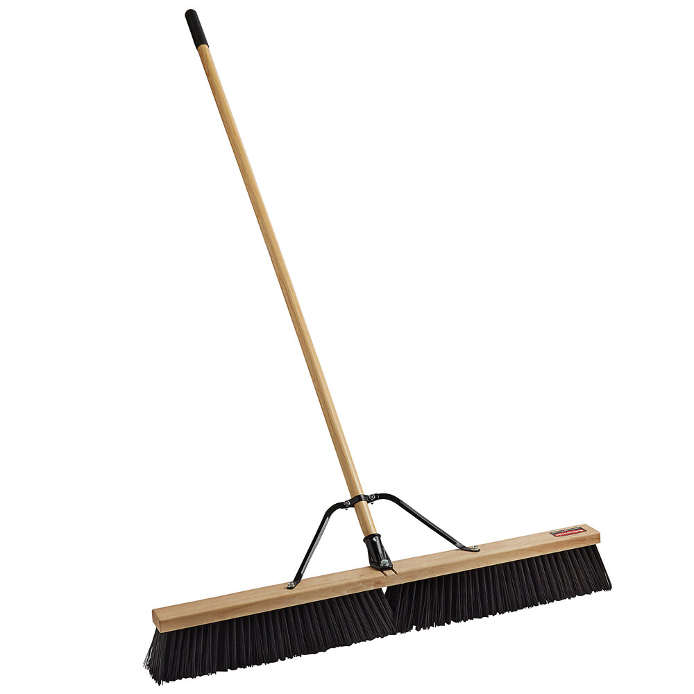 Rubbermaid 2040051 36" Hardwood Push Broom with Heavy Duty