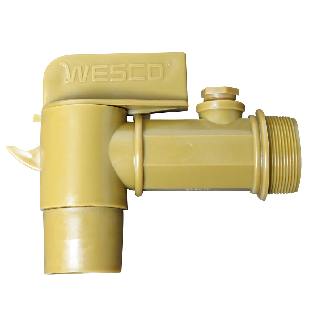 Wesco Industrial Products 272179 Deluxe 2" Plastic Faucet for Select Drums