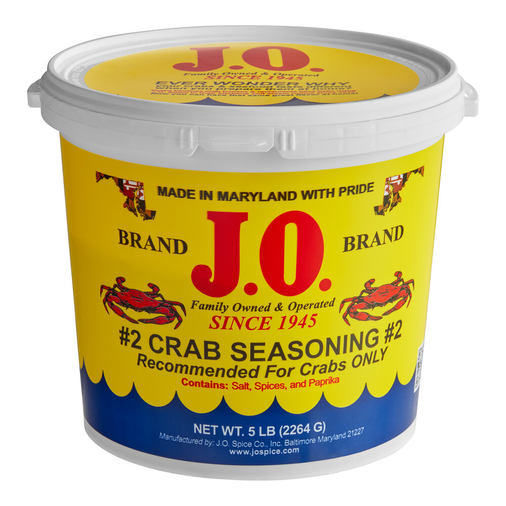 J.O. No. 2 Crab Seasoning 5 lb.