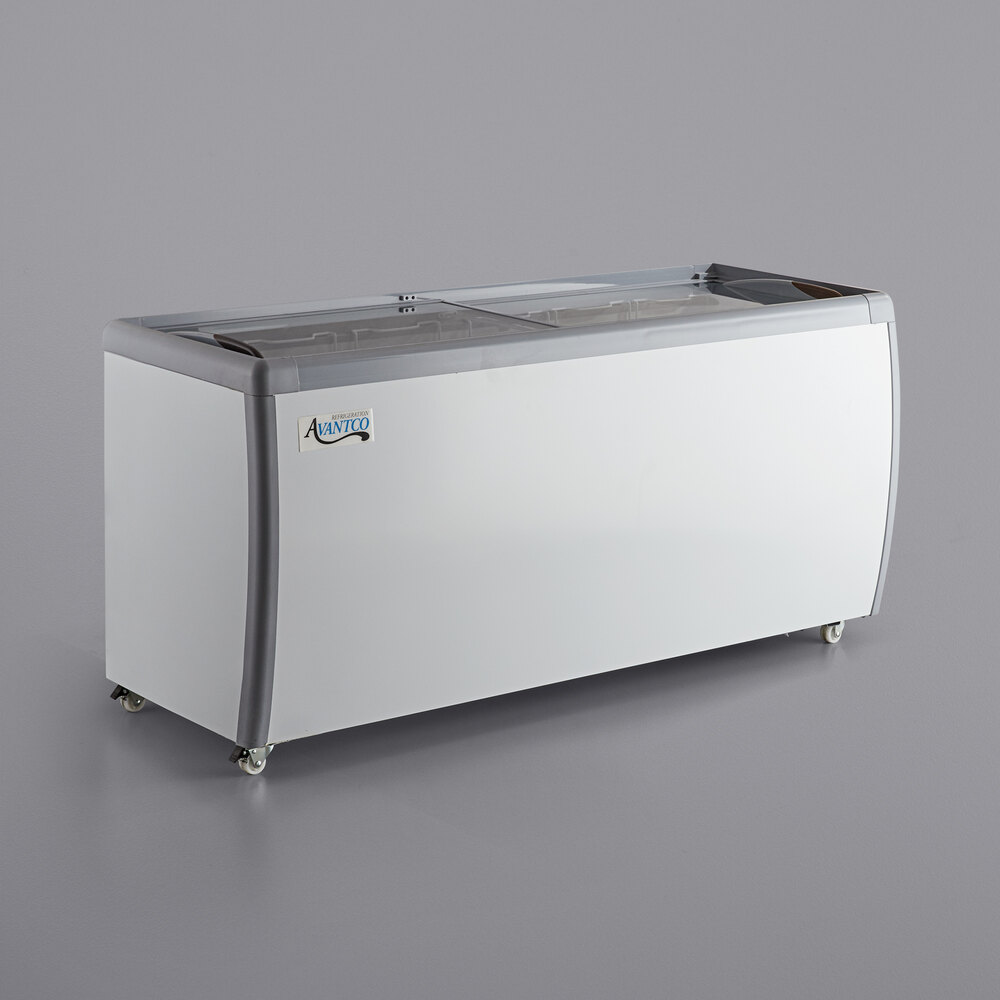 Avantco DFF20HCL 71" Flat Top Display Ice Cream Freezer