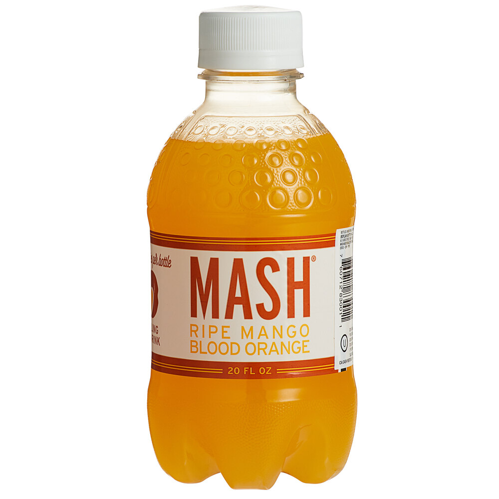 Boylan Bottling Co. Mash 20 oz. Ripe Mango Blood Orange Sparkling Fruit