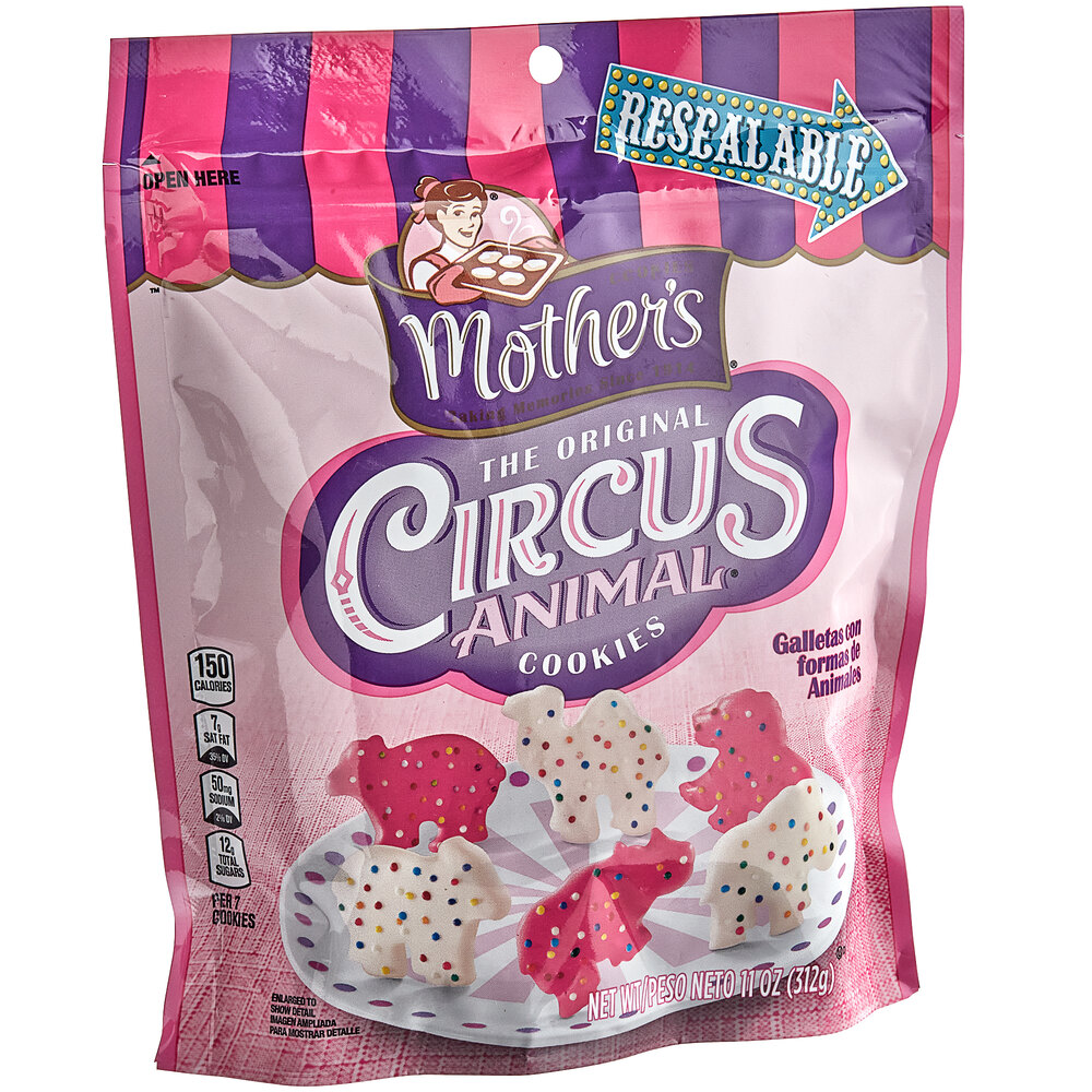 Mother's Circus Animal Cookies 11 oz. Bags (12/Case)