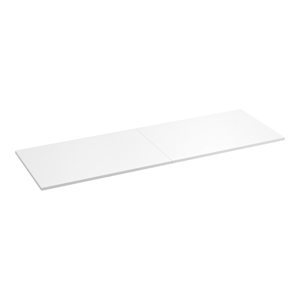 Regency 24 inch x 72 inch Poly Table Top for 24 inch x 72 inch Poly Top Table without Backsplash