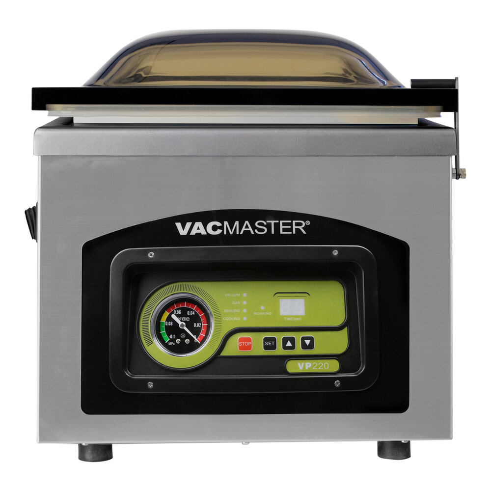ARY VacMaster VP220 Chamber Tabletop Vacuum Packaging Machine with 12 Seal Bar