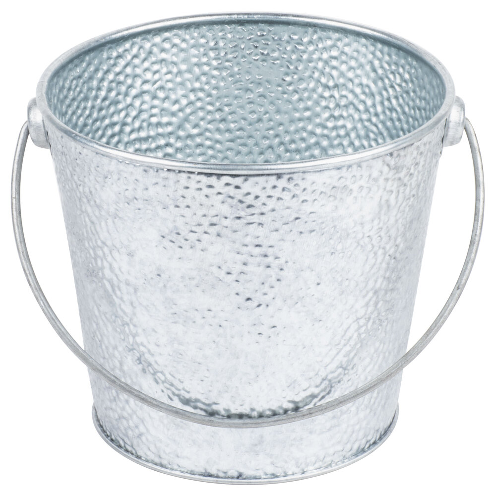 TableCraft GT87 Galvanized Steel Beverage Bucket / Pail - 8