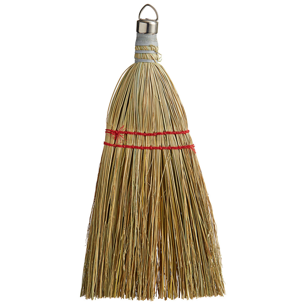 Carlisle 3663300 2Stitch Corn Whisk Broom with Hanging Loop