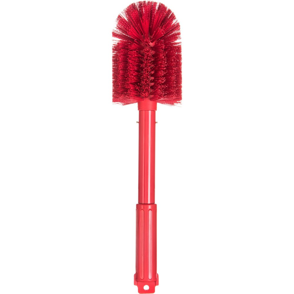 Carlisle 40005C05 Sparta 16" Red MultiPurpose Cleaning Brush 4" Bristle Diameter
