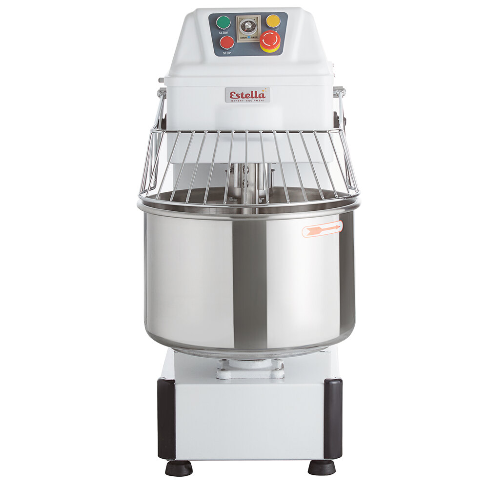 Estella SM30 30 qt. / 45 lb. TwoSpeed Spiral Dough Mixer 110V, 2 HP
