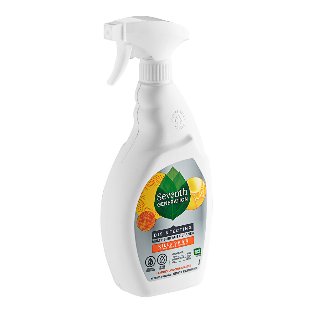 Seventh Generation 22810 26 fl. oz. Lemongrass Citrus Disinfecting