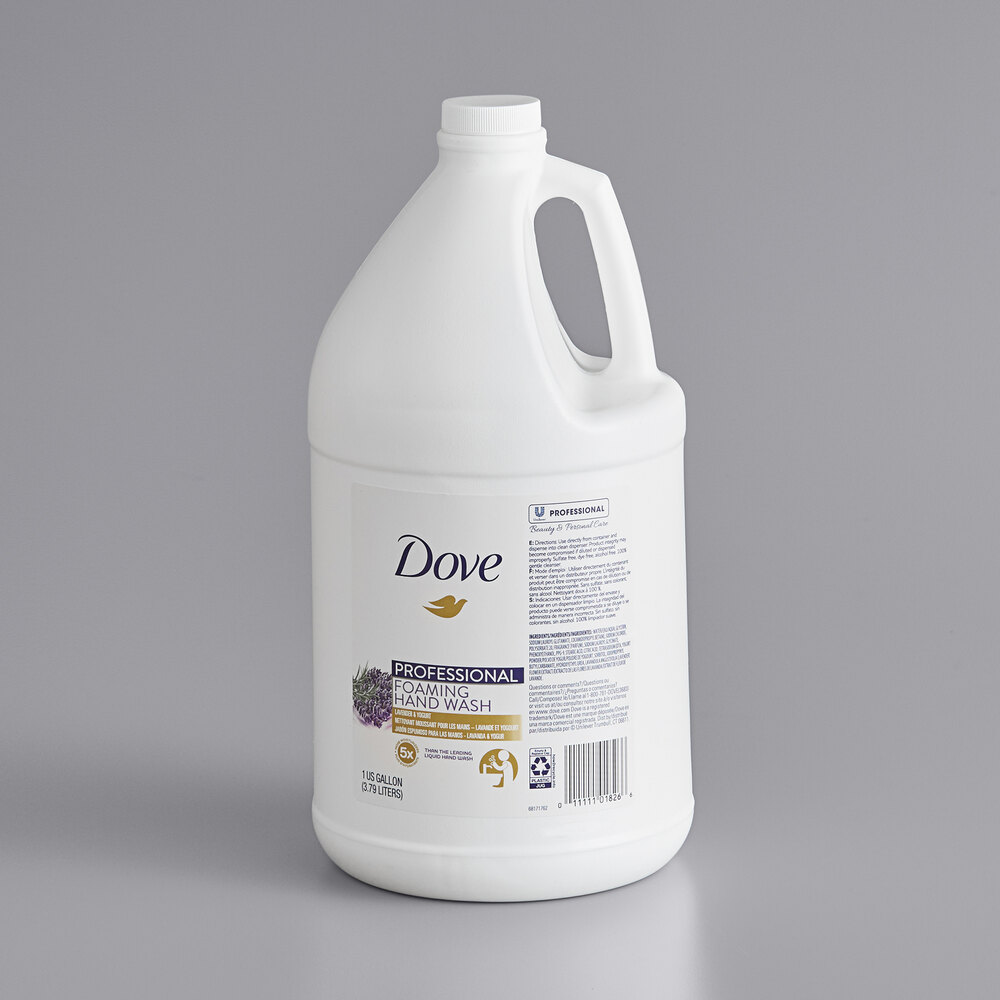Dove Professional 01826 1 Gallon Lavender Yogurt Foaming Hand Soap 4/Case
