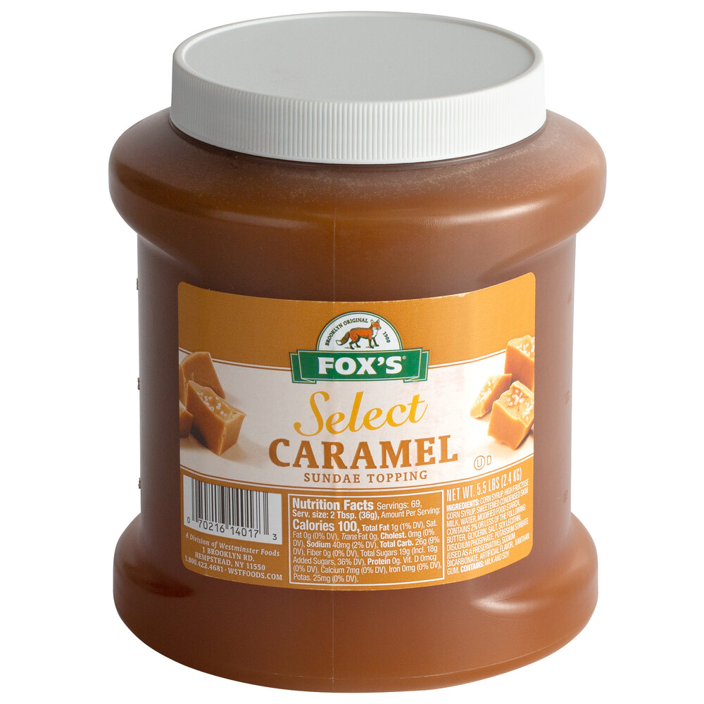 1/2 Gallon Caramel Ice Cream Sundae Topping