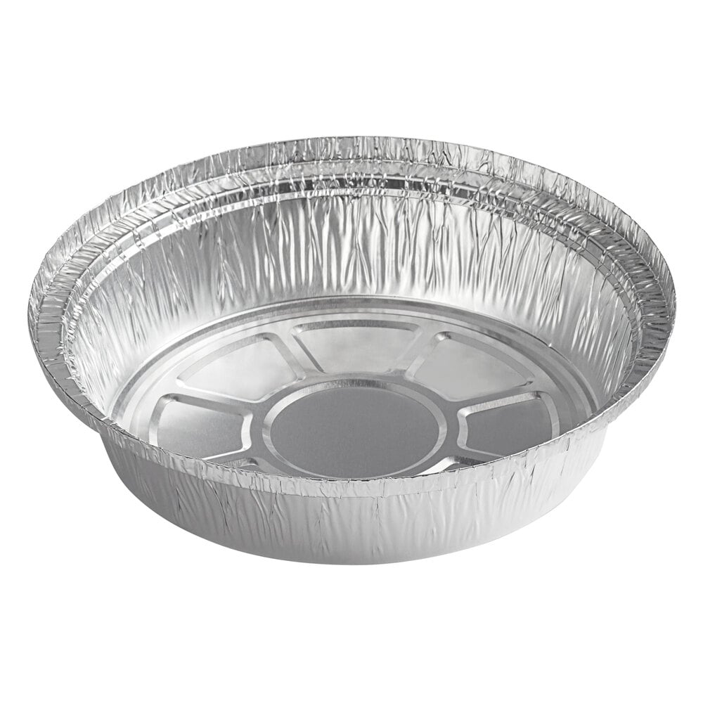 Commercial Take-Out Containers 7 Round Aluminum Foil Pack of 100 