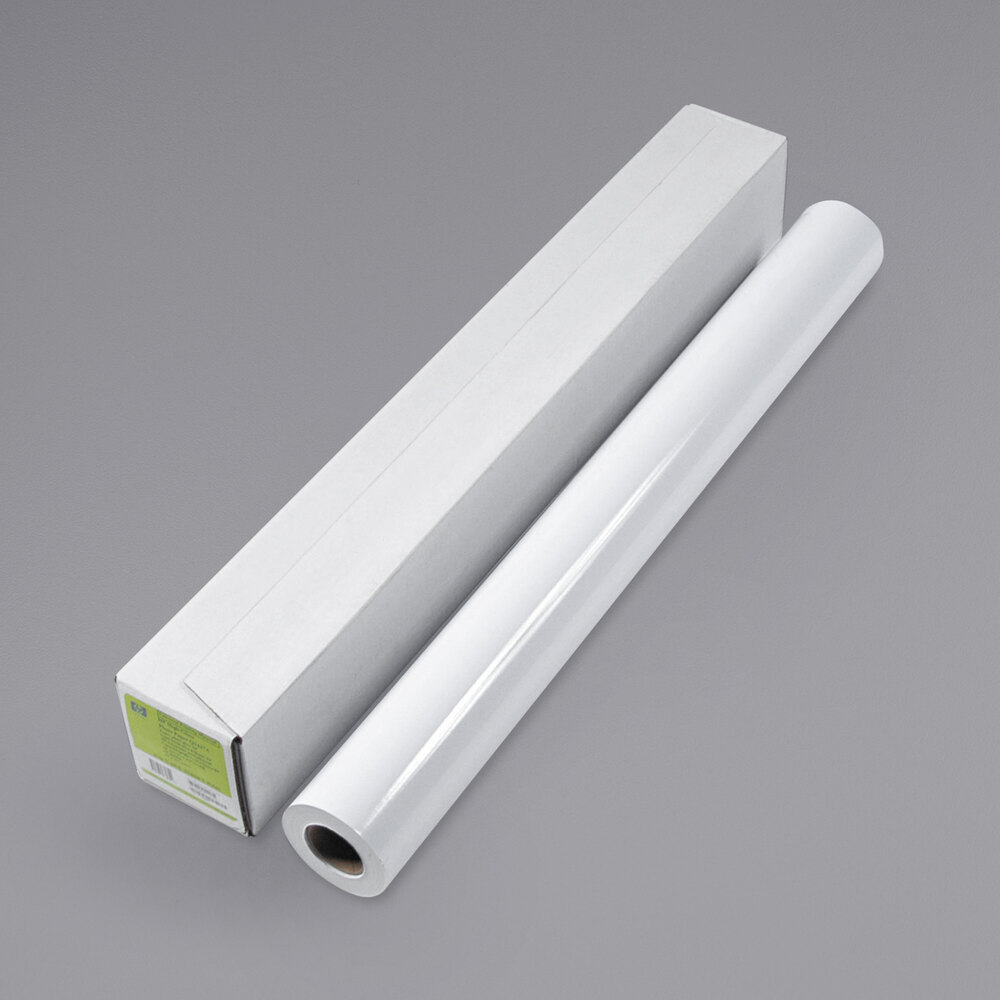 HP Inc. Q1427B DesignJet 100' x 36" HighGloss White Roll of 7 Mil
