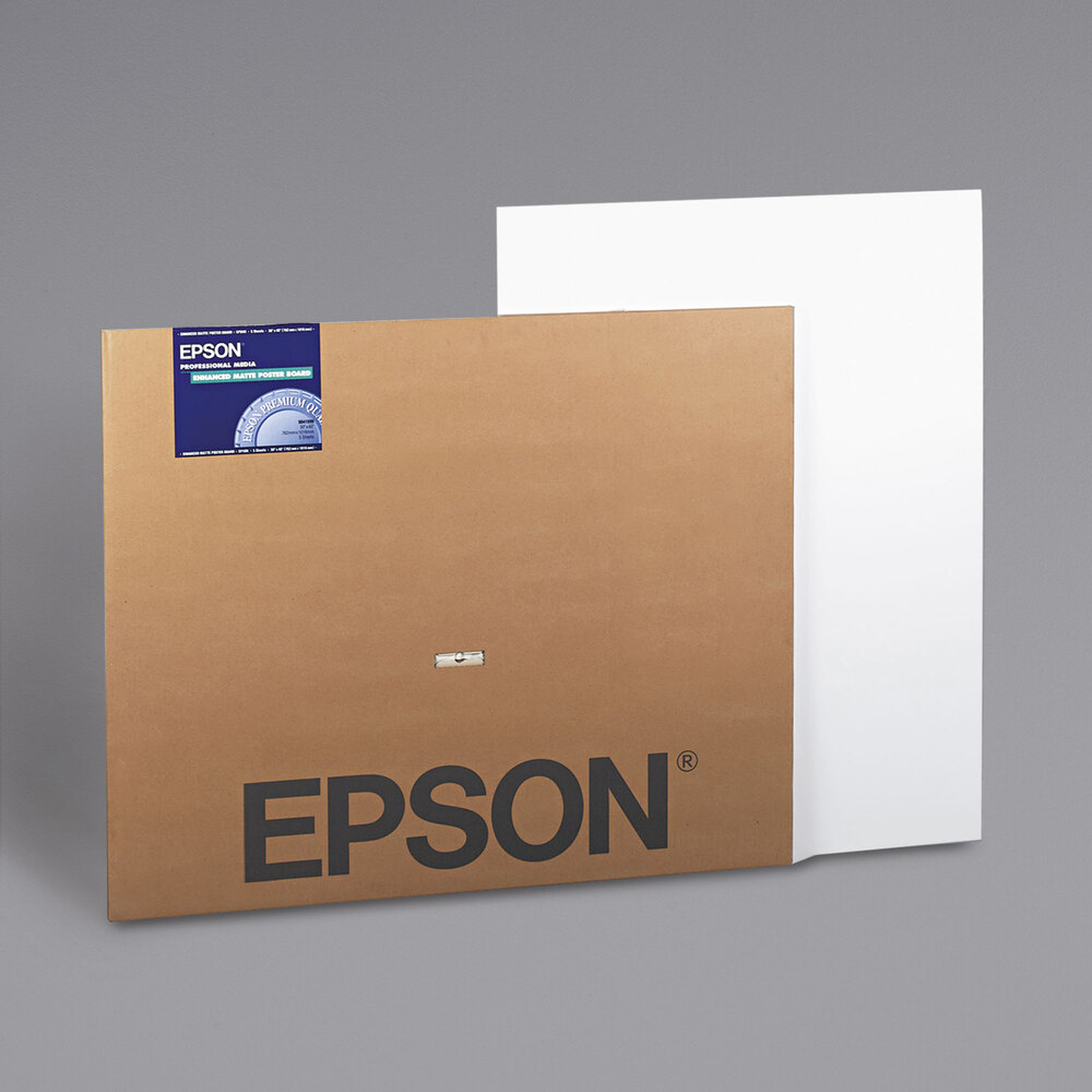 Epson S041599 30" x 40" White Enhanced Matte Wide Format Inkjet ...