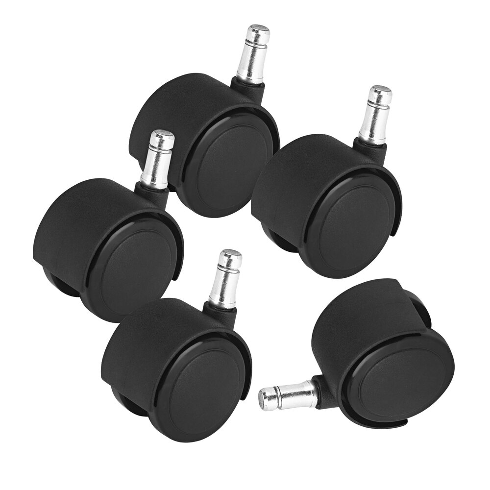 Master Caster 23622 Deluxe Duet Nylon Casters 5/Set