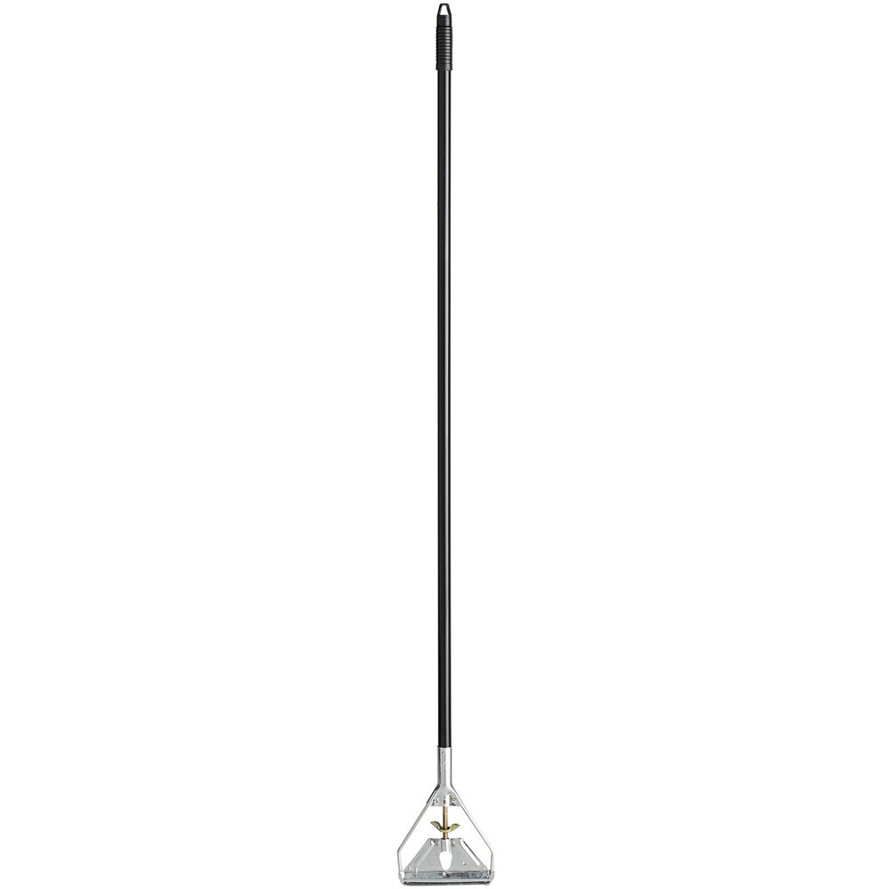 Continental 772 63" Metal Stirrup Style Mop Handle with Metal Head