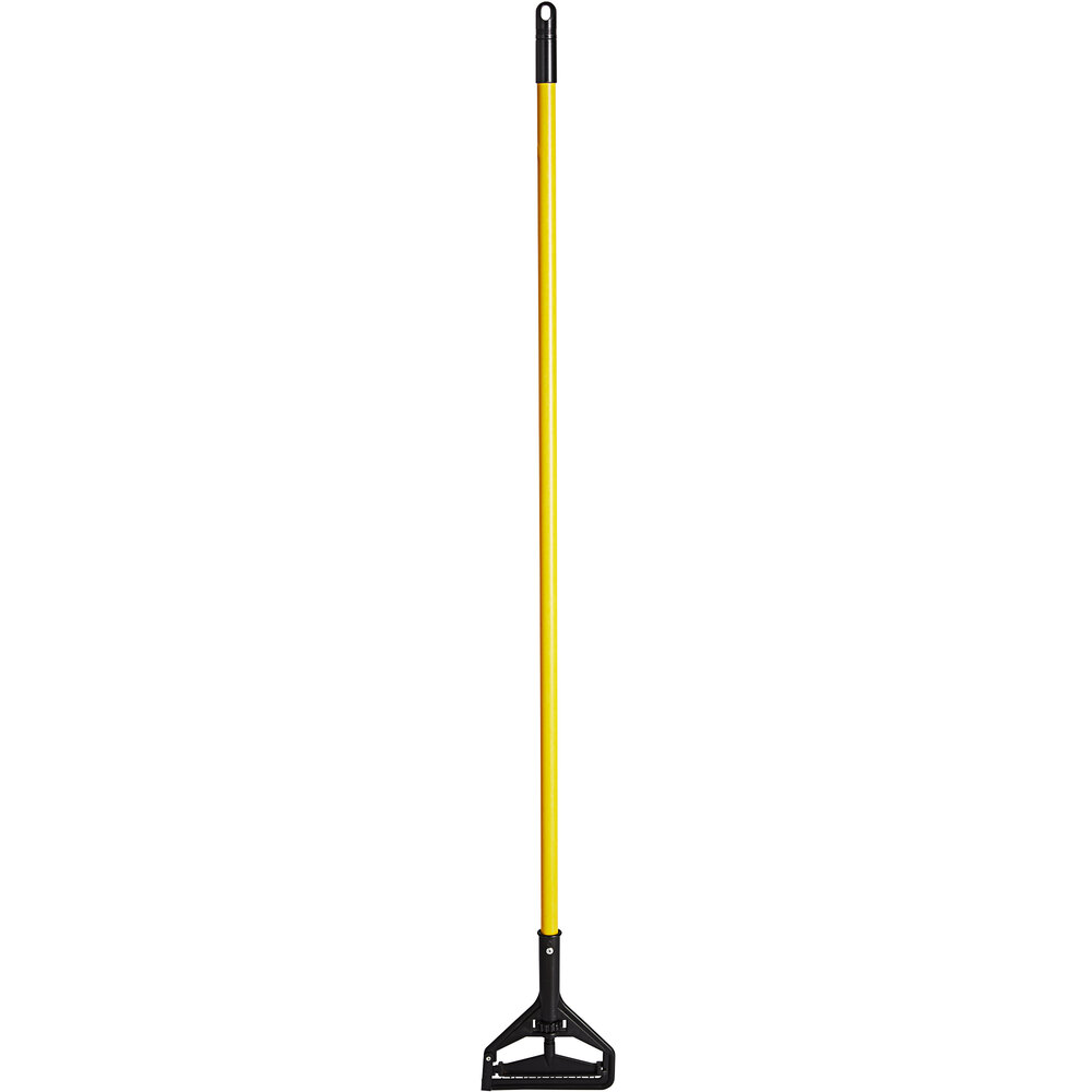 Continental A70312 60" Yellow Fiberglass Speed Change Mop Handle with
