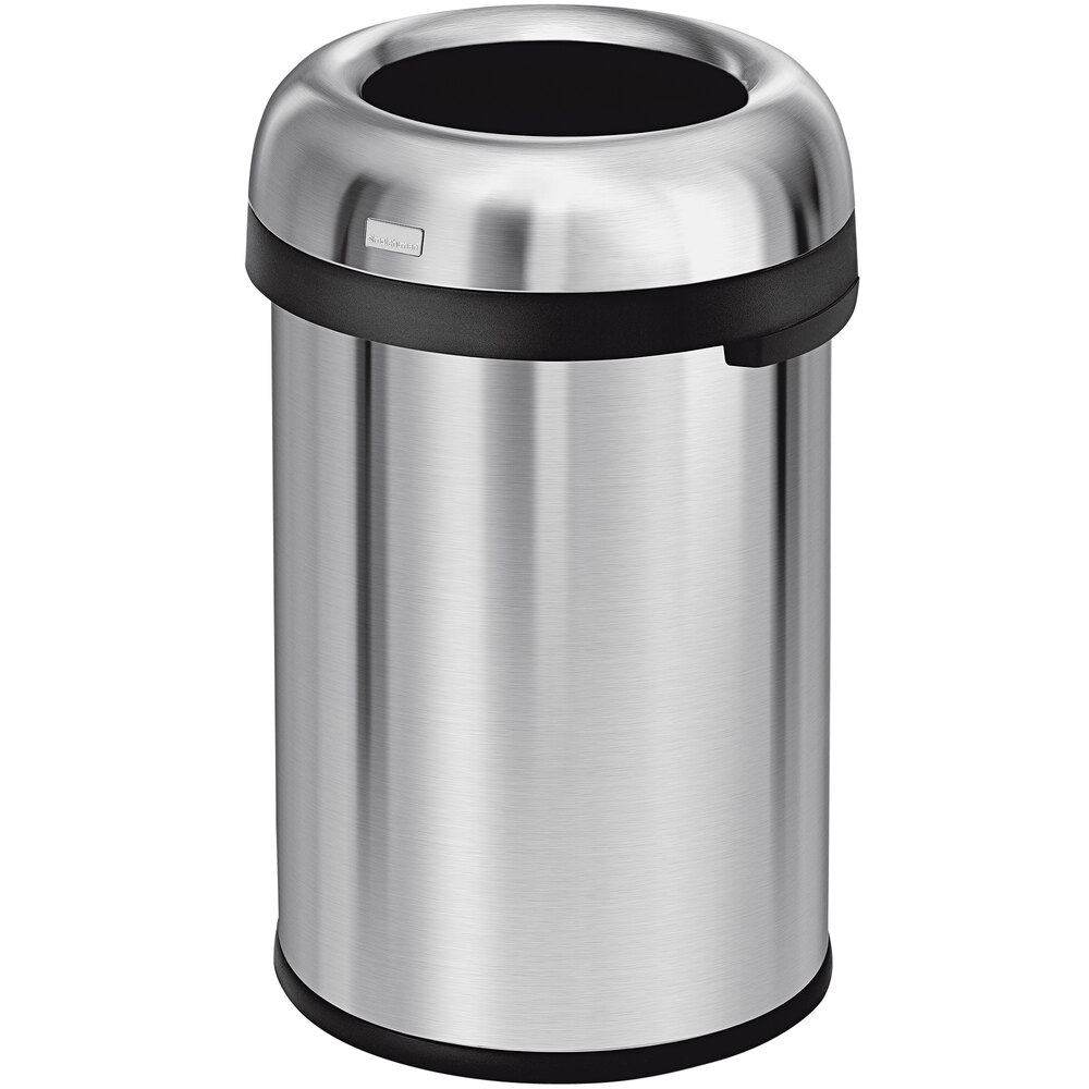 30 Gallon Stainless Steel Trash Can With Lid