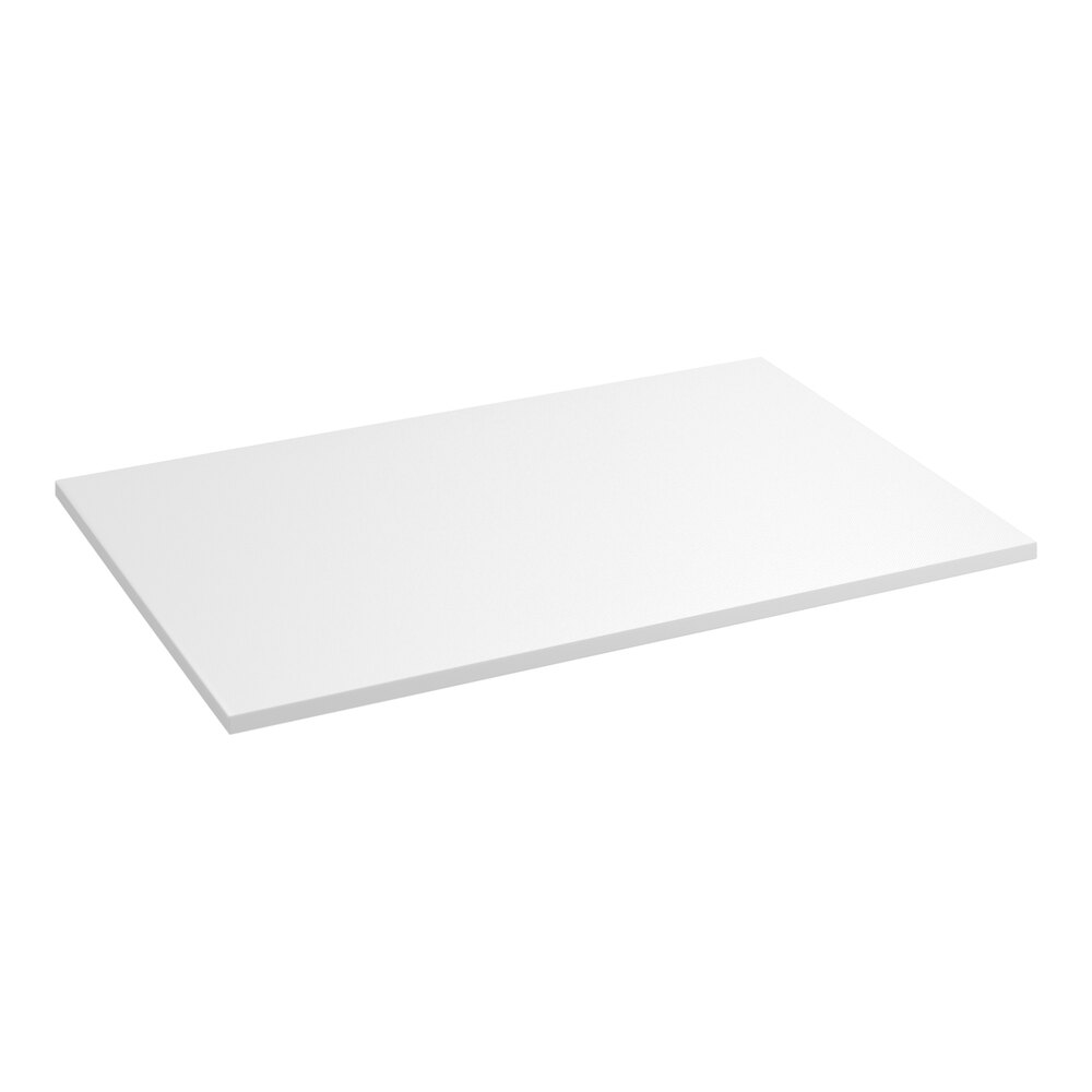 Regency 24 inch x 36 inch Poly Table Top for 24 inch x 72 inch Poly Top Table without Backsplash