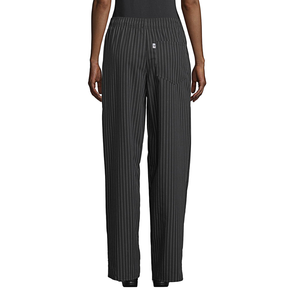 Threads 4003 Unisex Black / White Pinstripe Customizable Yarn