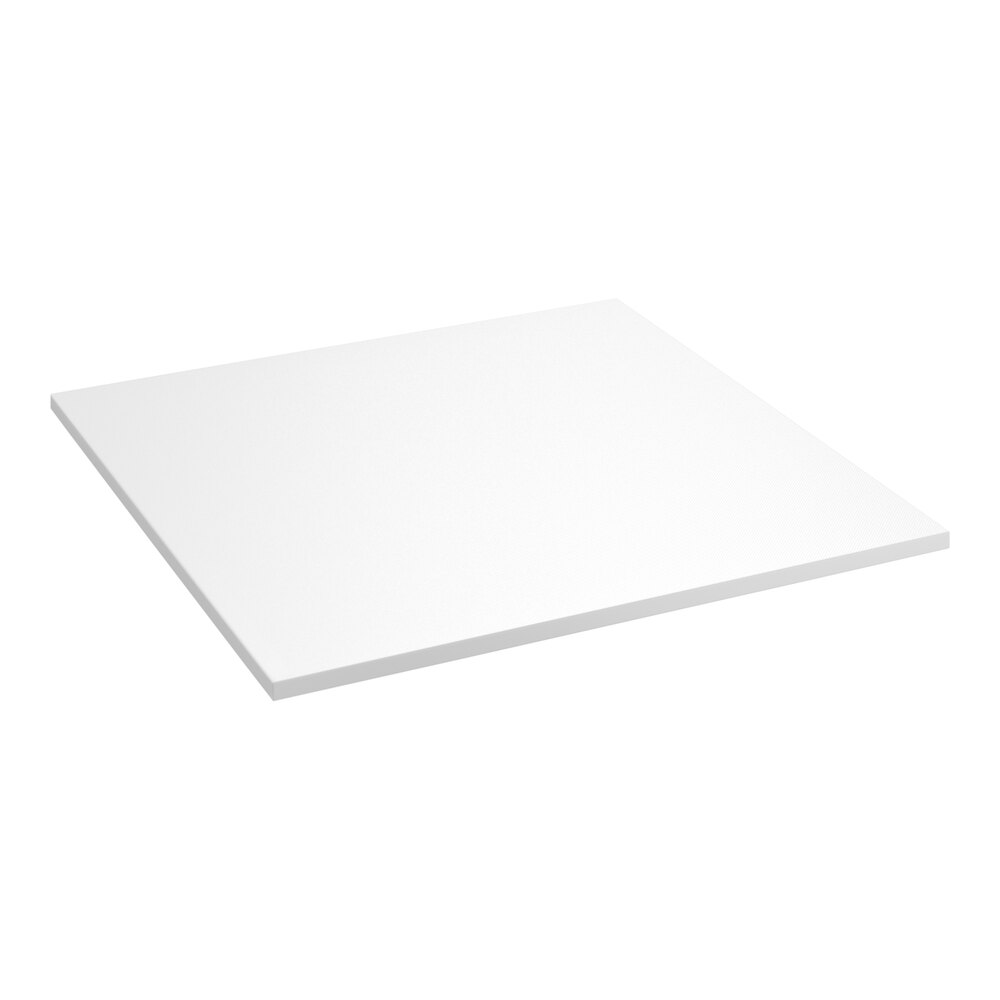 Regency 30 inch x 30 inch Poly Table Top for 30 inch x 60 inch Poly Top Table without Backsplash