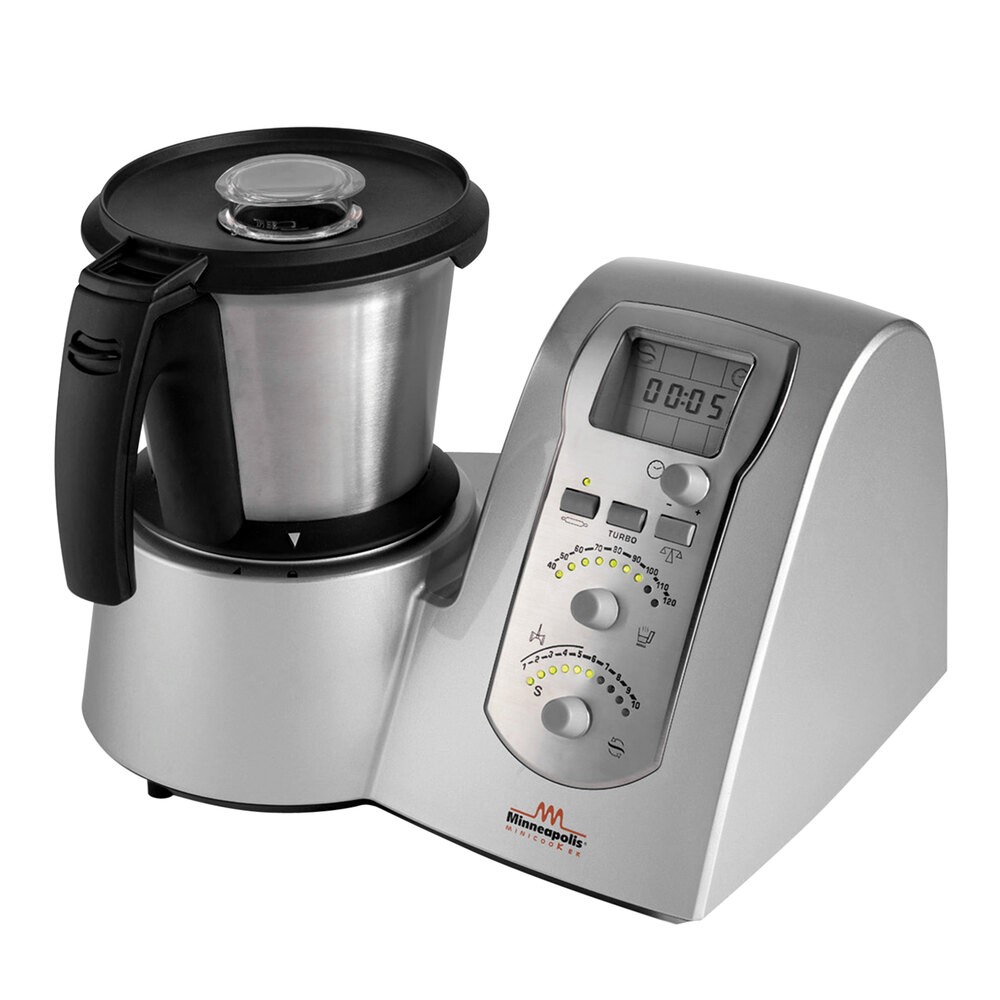 Sirman Mini Cooker 2 Qt. Stainless Steel Thermal Blender 120V, 3/4 hp