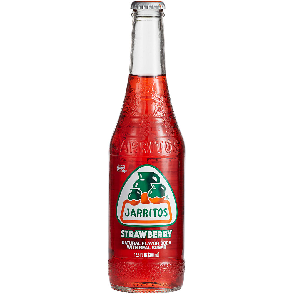 Jarritos 12.5 oz. Strawberry Soda 24/Case