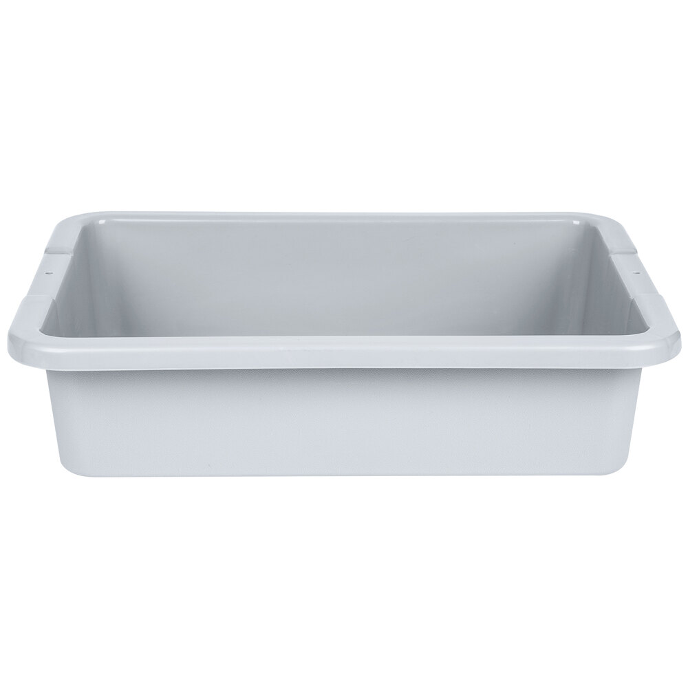 Rubbermaid FG334900GRAY 20" x 15" x 5" Gray HighDensity Polyethylene