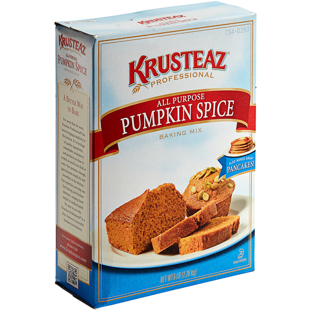 Krusteaz Professional 5 lb. AllPurpose Pumpkin Spice Baking Mix 6/Case