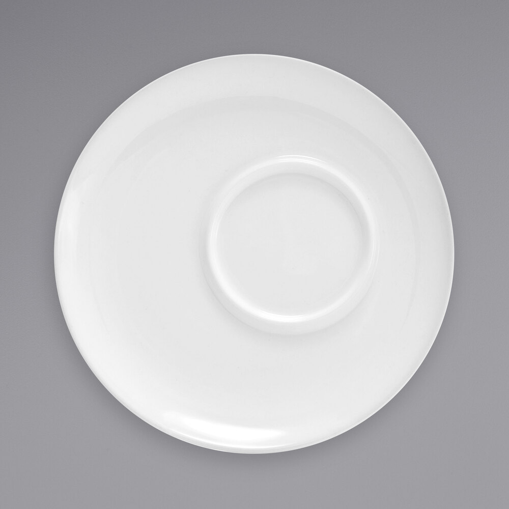 LTR089710251 Round Saucer Fiberglass Trend White Height 25cm