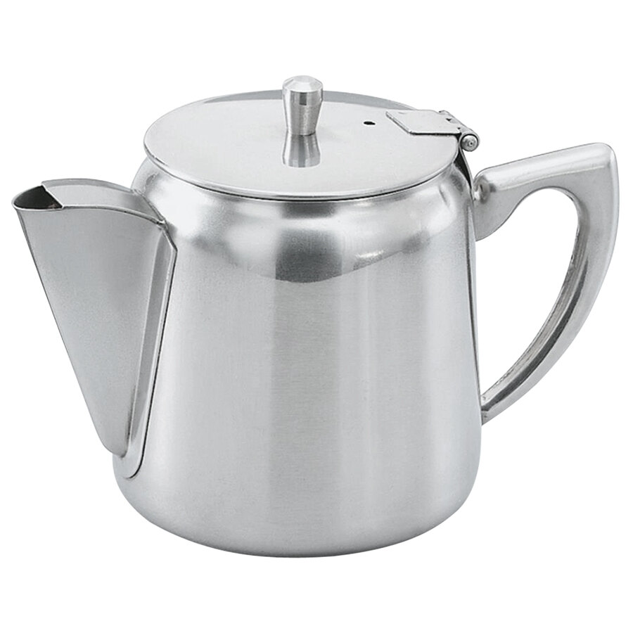 Tea Server Vollrath 46370 10 oz. Mirror Finished Stainless Steel Coffee / Tea ...