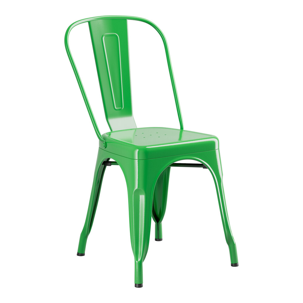 Lancaster Table & Seating Alloy Jade Green Outdoor Cafe Chair