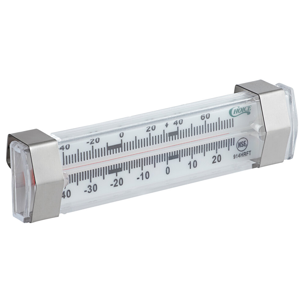 Choice 4 3/4" Tube Refrigerator / Freezer Thermometer