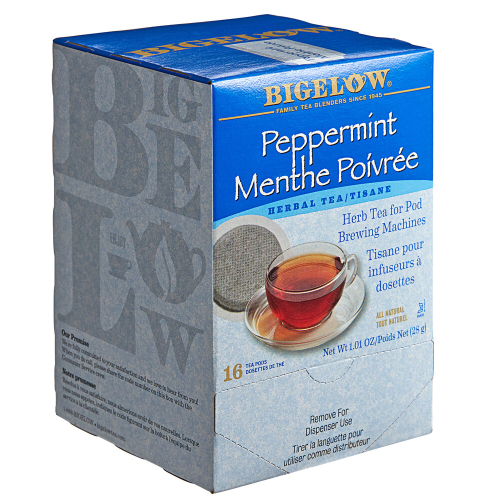 Bigelow Peppermint Herbal Tea Pods 16/Box