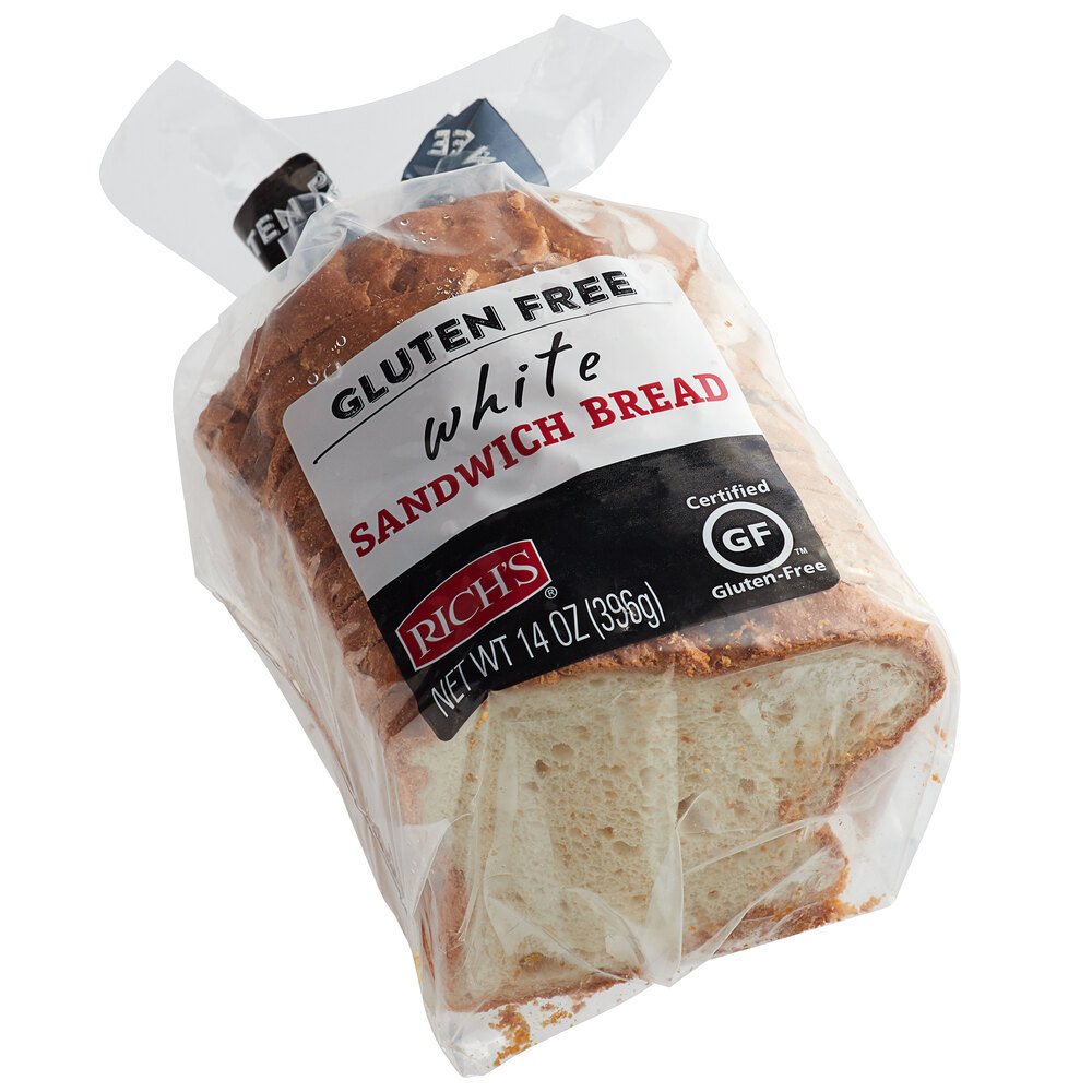 Rich's GlutenFree White Sandwich Bread (8 Loaves /Case)