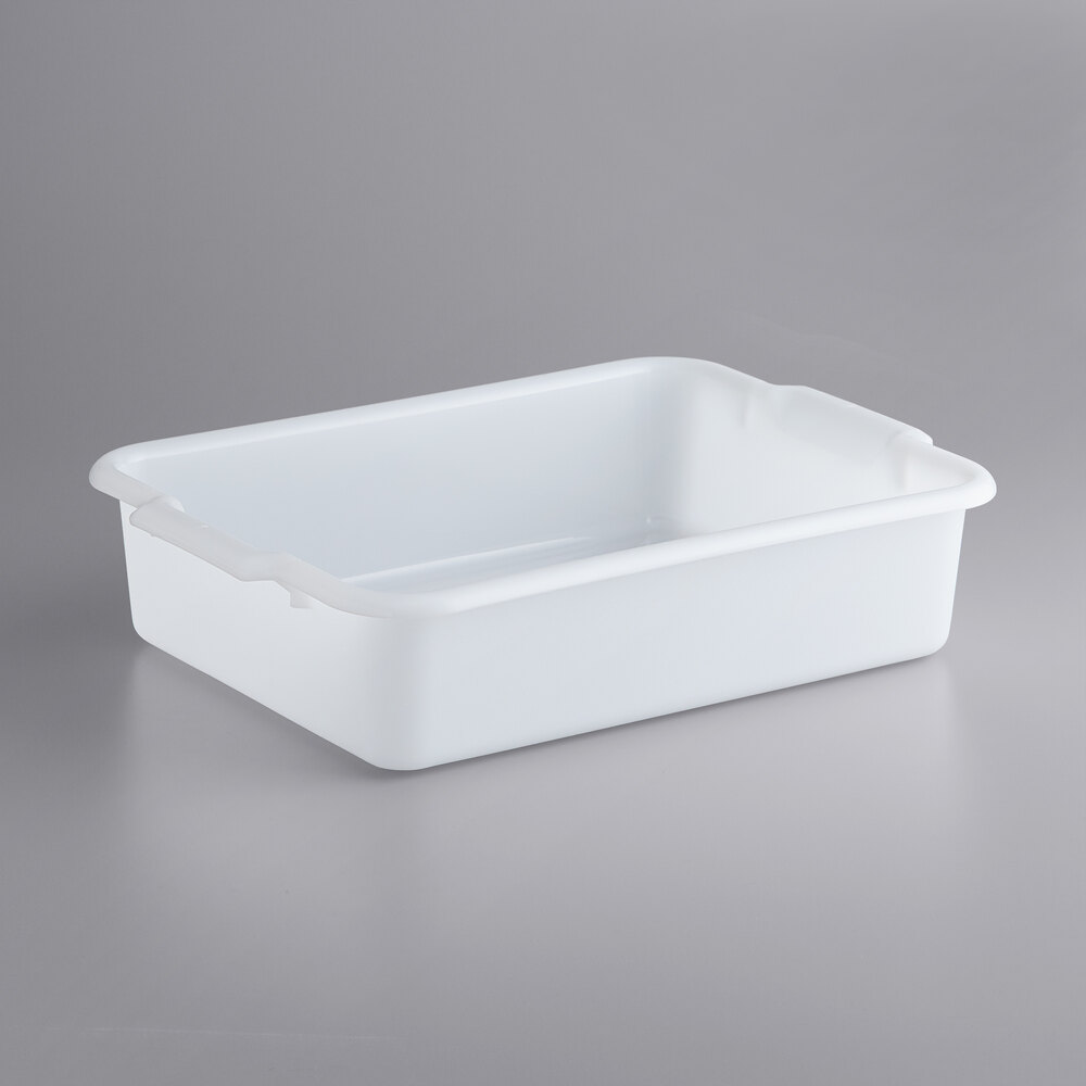 Vollrath 52615 Signature 20" x 15" x 5" White High Density Polyethylene