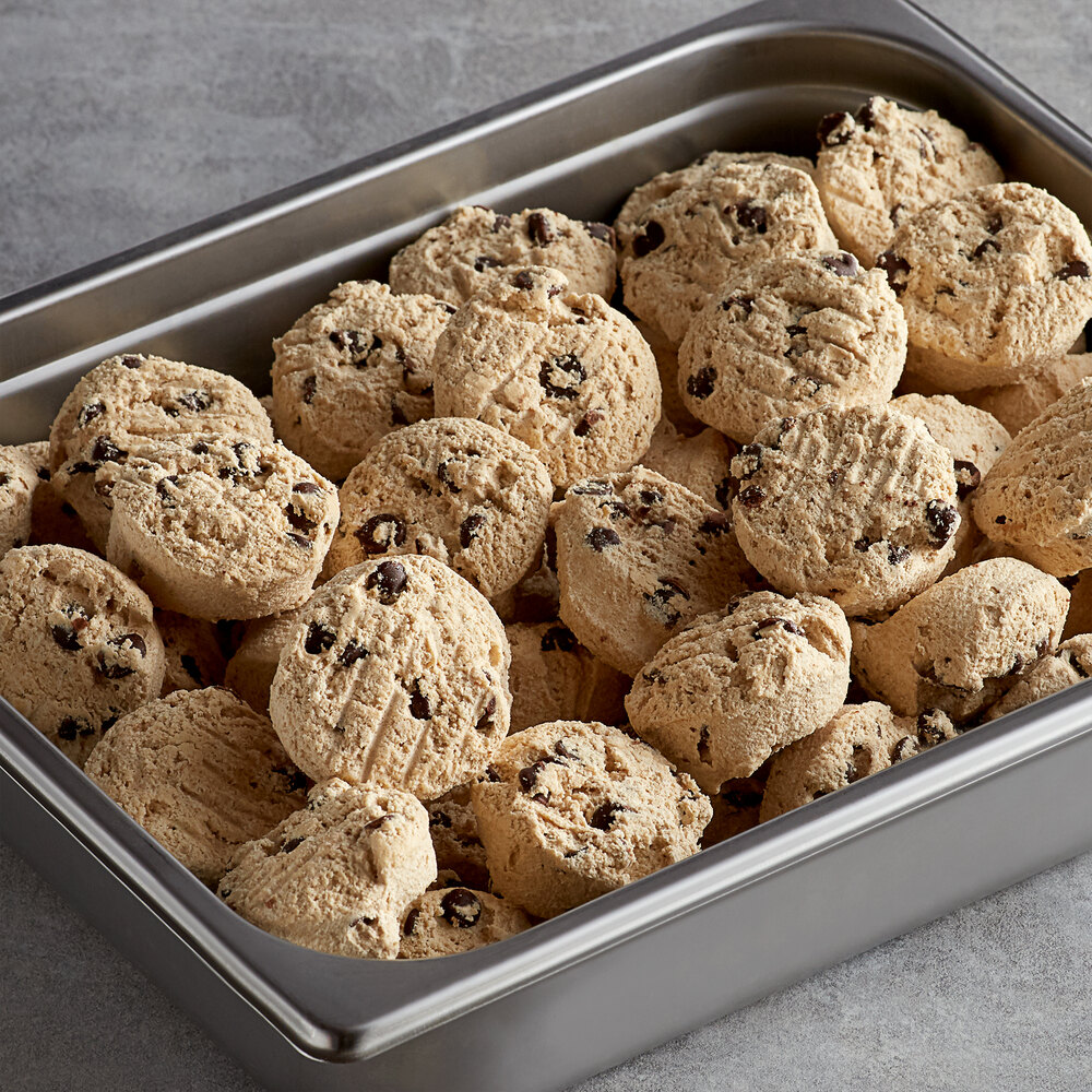 David's Cookies Preformed Gourmet Chocolate Chip Cookies (107/Case)