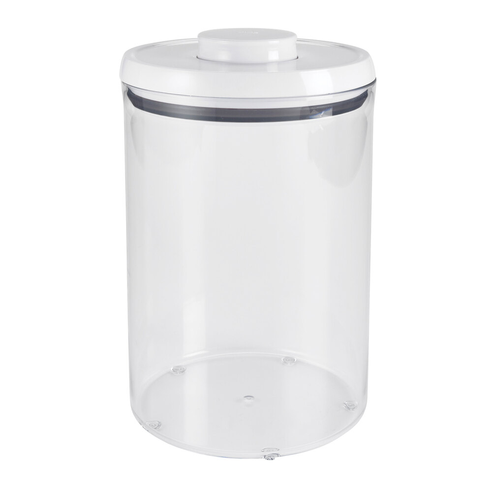 OXO 1129880 Good Grips 4.5 Qt. POP Round Canister with White POP Lid