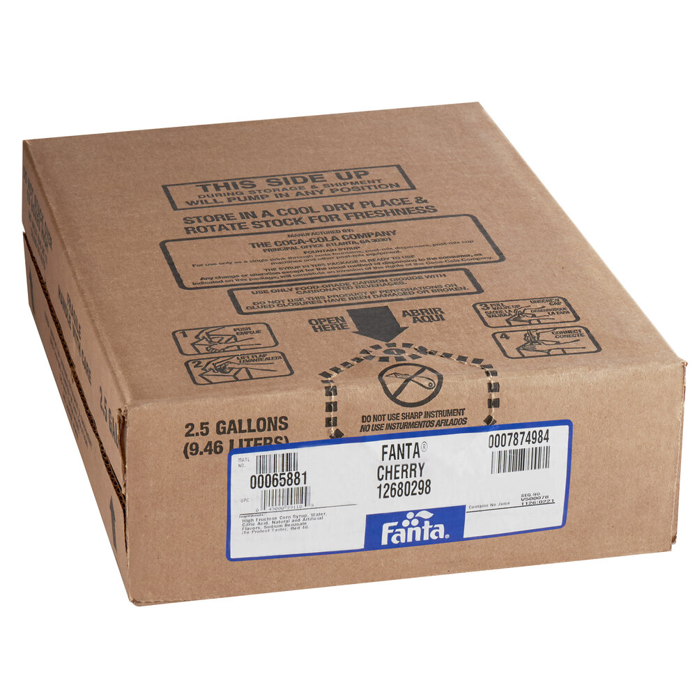 Fanta® Cherry 2.5 Gallon BaginBox Syrup