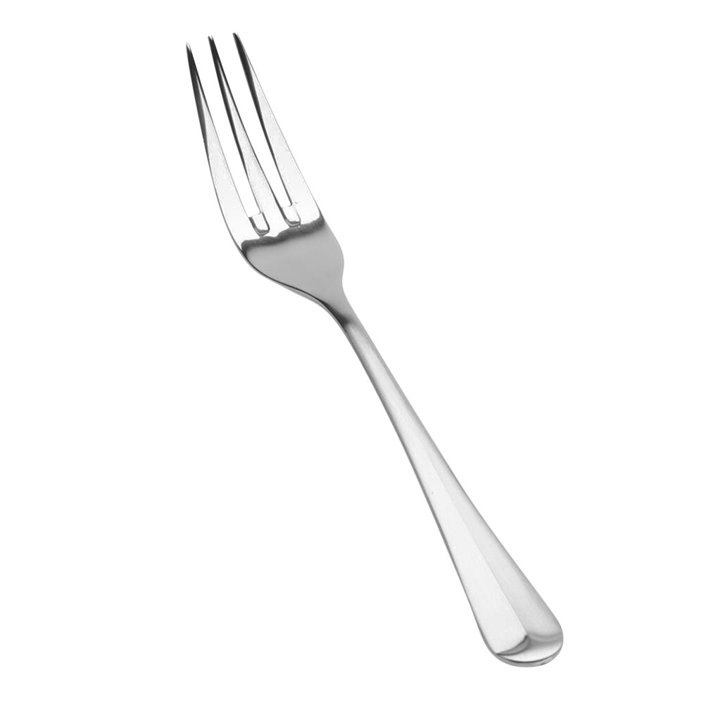 Vollrath 48110 Queen Anne 8" 18/0 Stainless Steel Heavy Weight 3Tine Dinner Fork 12/Case