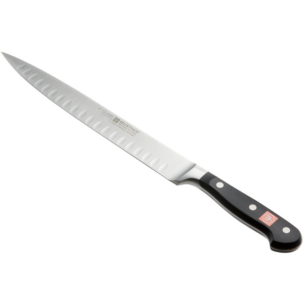Wusthof 45247/23 Classic 10" Hollow Edge Carving Knife with POM