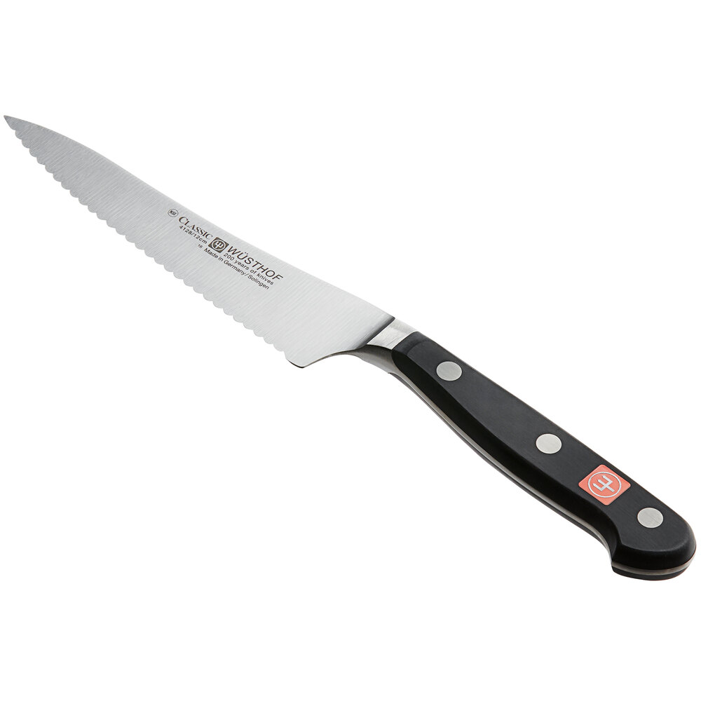 Wusthof 41287 Classic 8" Offset Deli Bread Knife with POM Handle